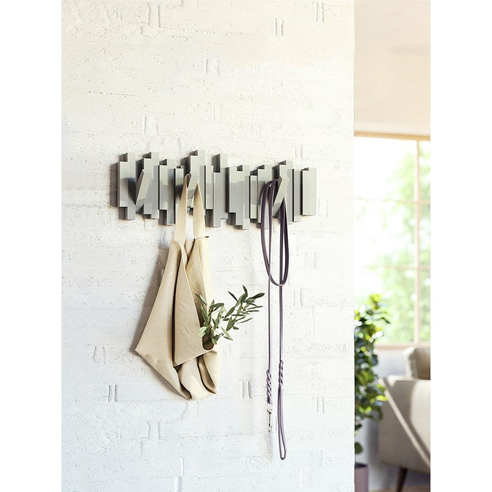 Umbra挂钩创意墙壁挂衣架墙上置物架门口玄关钥匙装饰琴键挂钩