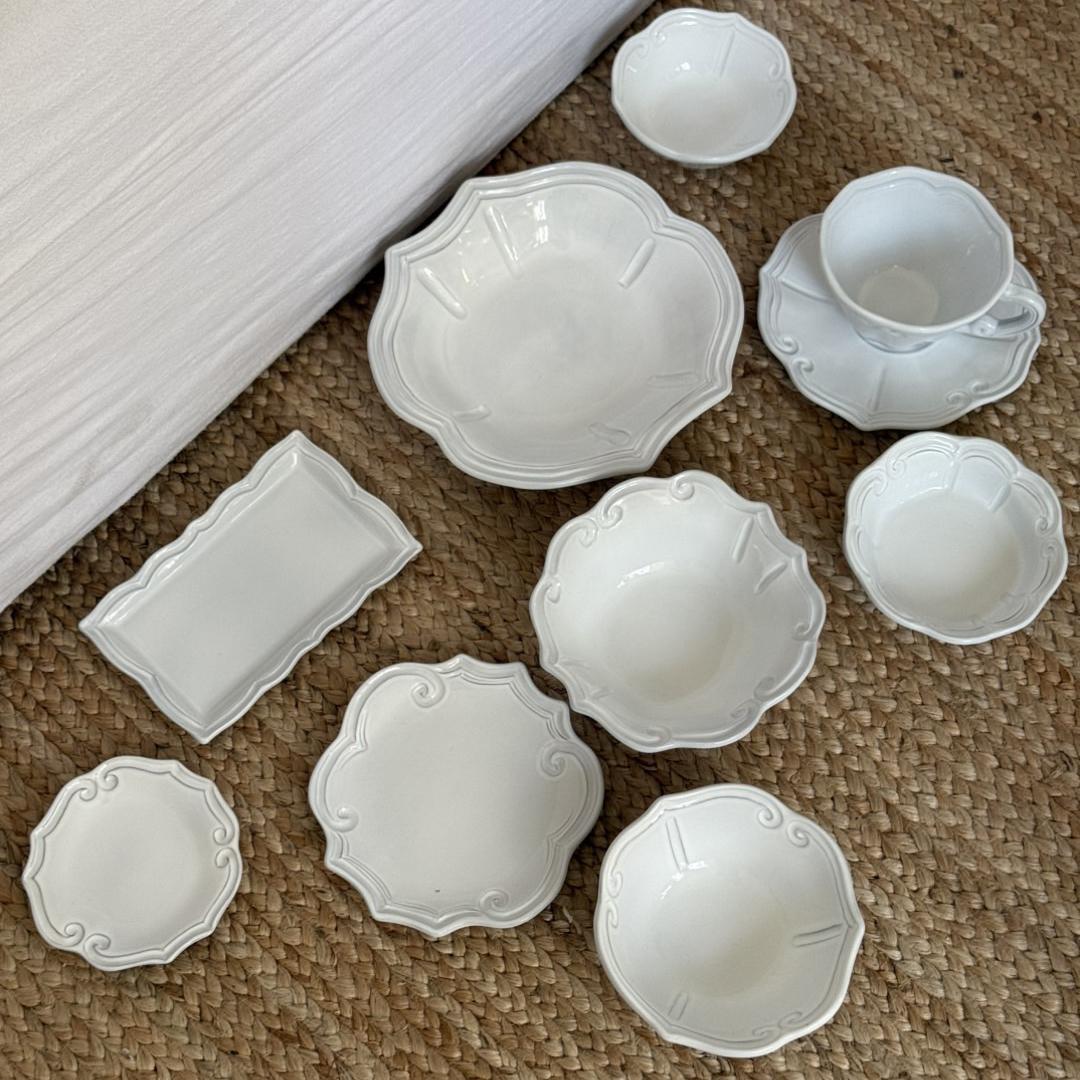 边集EDITOR意大利VBCcasa Baroque咖啡杯碟餐盘碗沙拉碗黑陶手作