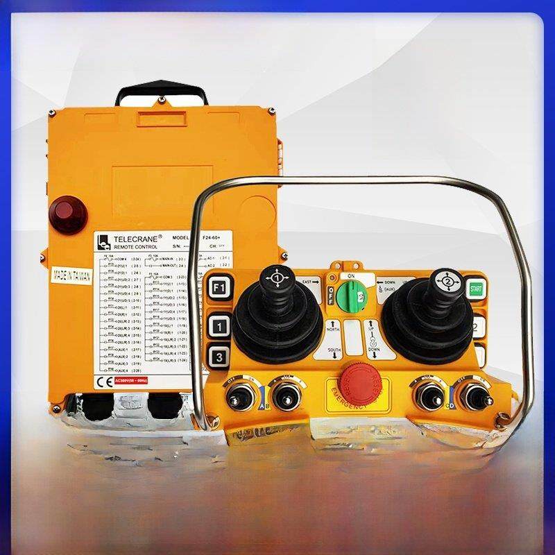 台湾宇鼎遥控F24-60+五速摇杆式驱动气动起重机双梁起重机遥控器