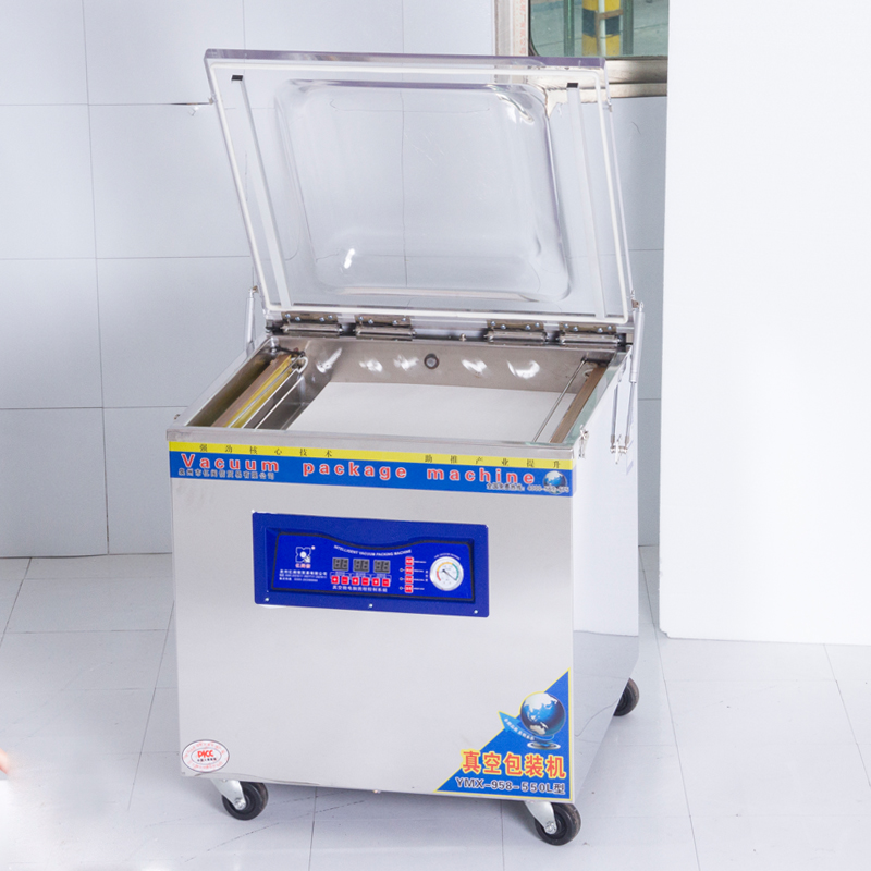 亿闽信大型真空机包装机干湿两用大米熟食鸡鸭鹅真空封口机压缩机