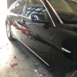 08款 宝马730 740LI改装 饰亮条车身饰条 车门不锈钢防撞装