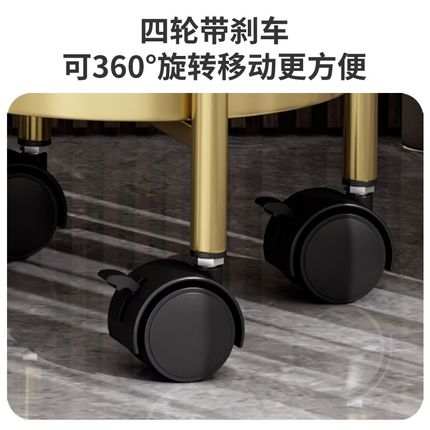 花架子客厅落地式铁艺阳台置物架新款可移动多层室内花盆摆放架