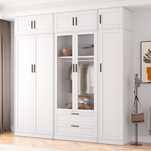 2025爆款钢制衣柜家用卧室新款铁艺收纳柜子北欧简约大衣橱小户型