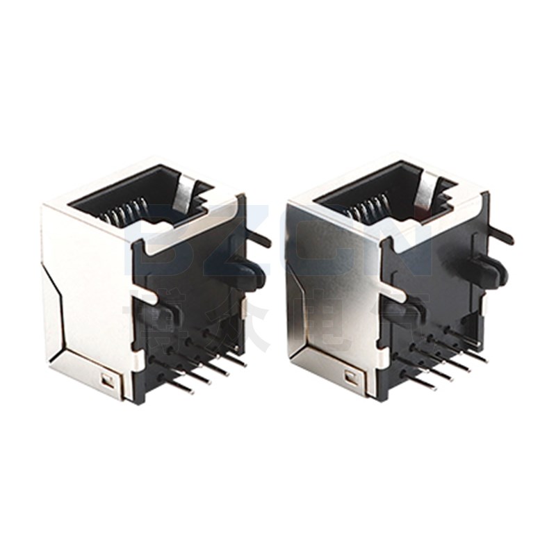 56A-1S(10P8C)无灯网络插座 带屏蔽RJ45母座插口 网线网口链接器