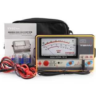 南京天宇TY6017 TY6018 TY6045型绝缘电阻表兆欧表500V 1000V摇表