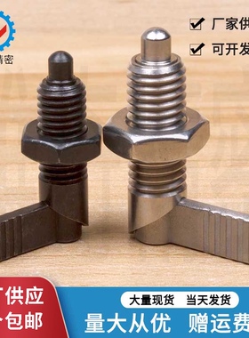 旋钮柱塞粗牙分度销 PMXRM PMXRB把手定位柱M10M12厂家现货VCN227