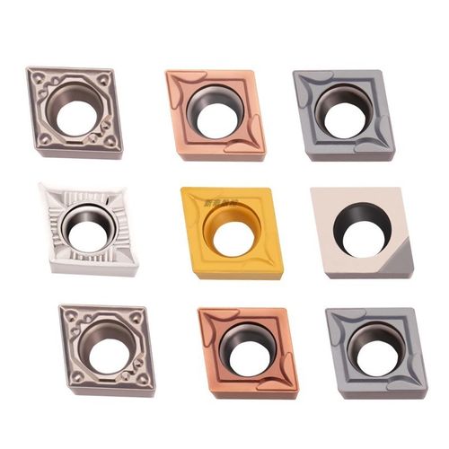 内孔刀片CCMT060204/CCMT09T304铝用陶瓷钢件不锈钢镗孔数控刀片