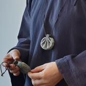 中国风国潮文创香包香囊空袋随身挂颈提花暗纹吊坠香袋挂件