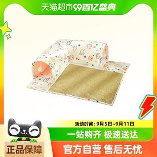 藤席猫咪躲避屋 包邮 猫窝四季 通用可拆洗猫隧道凉窝凉席猫垫子夏季