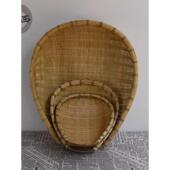 蔬菜干燥储存篮 采购产品竹簸箕 排水 蔬菜洗涤 火锅 竹制品