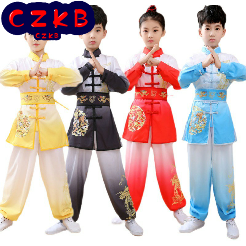 儿童武术服夏季男女童太极服练功