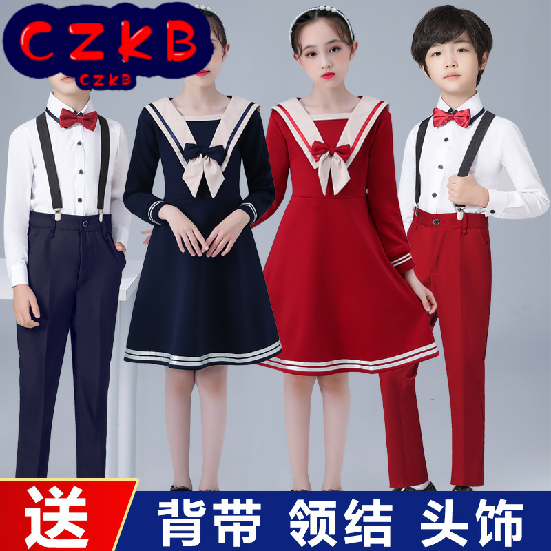 儿童合唱服演出服中小学生大合唱