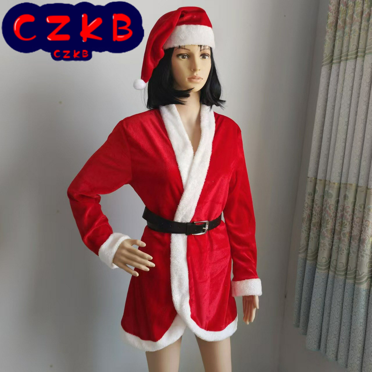 圣诞节裙子舞台表演服成人女圣诞