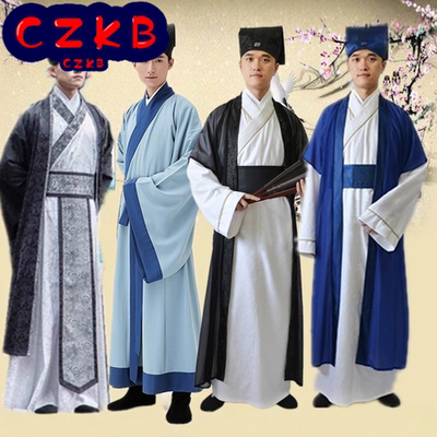 新款古装书生汉服古代唐装男秀才