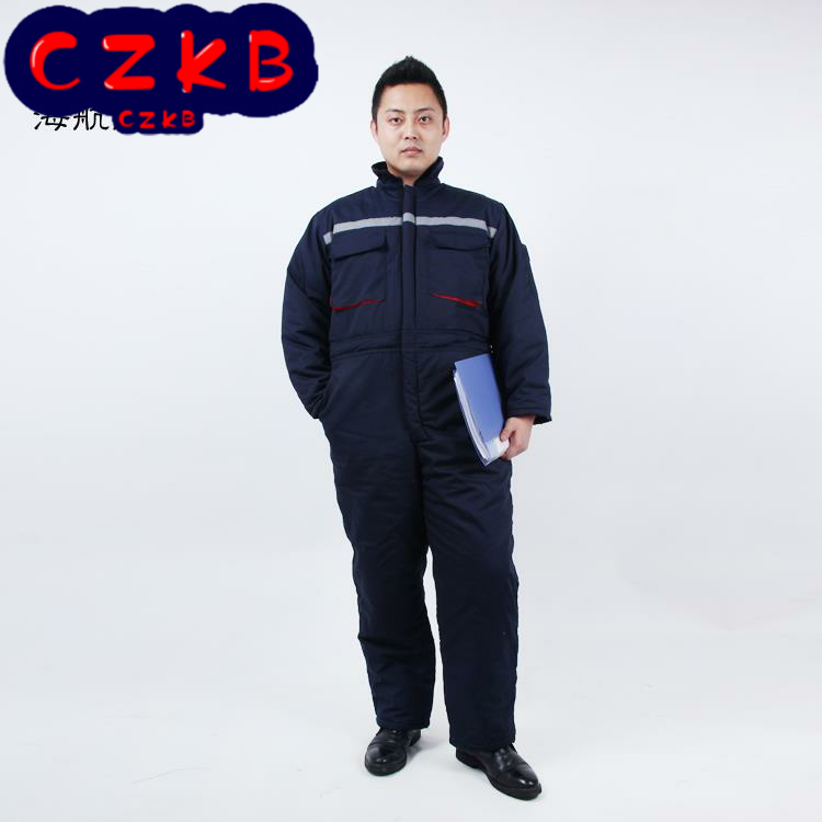 冬季防寒保暖连体工作服棉服套装