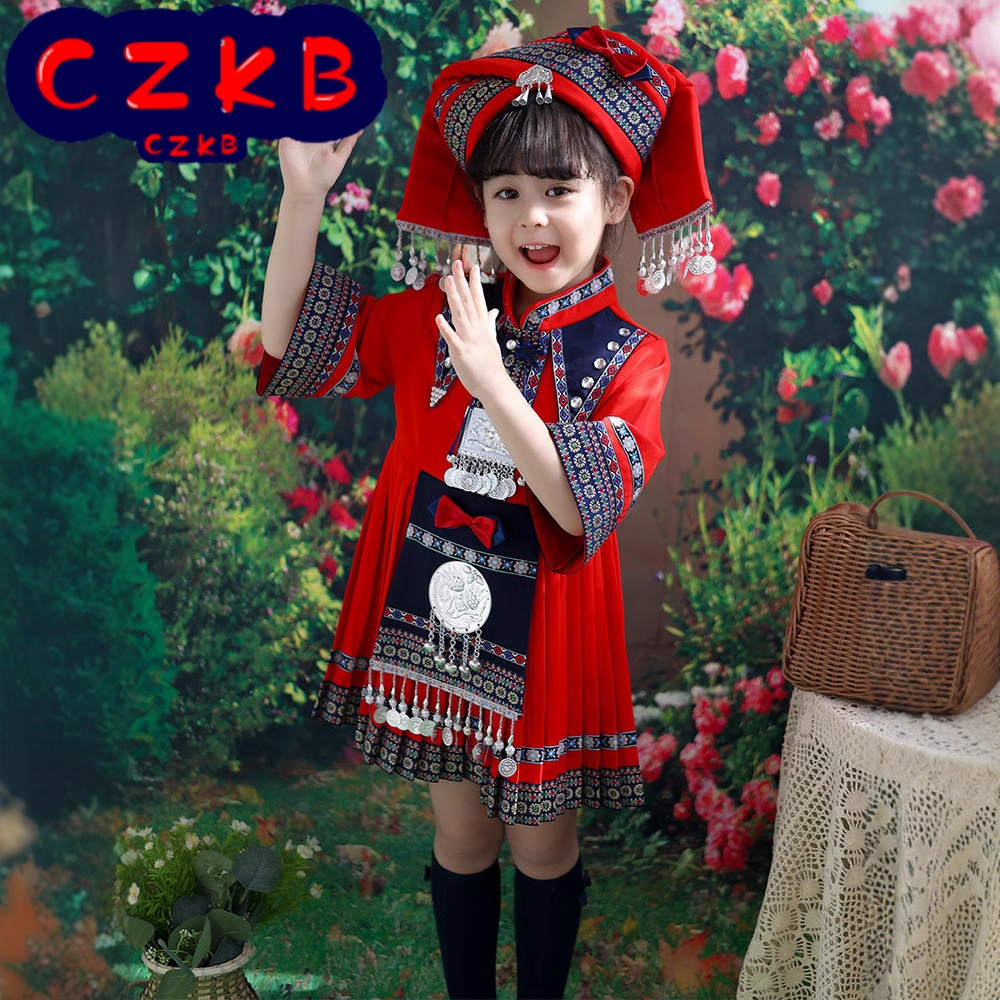 新款儿童三月三广西壮族舞蹈演出