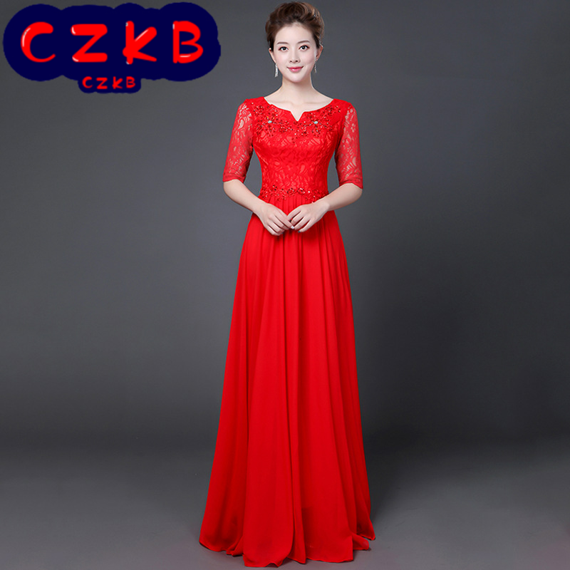 新款大合唱演出服合唱团演出服女