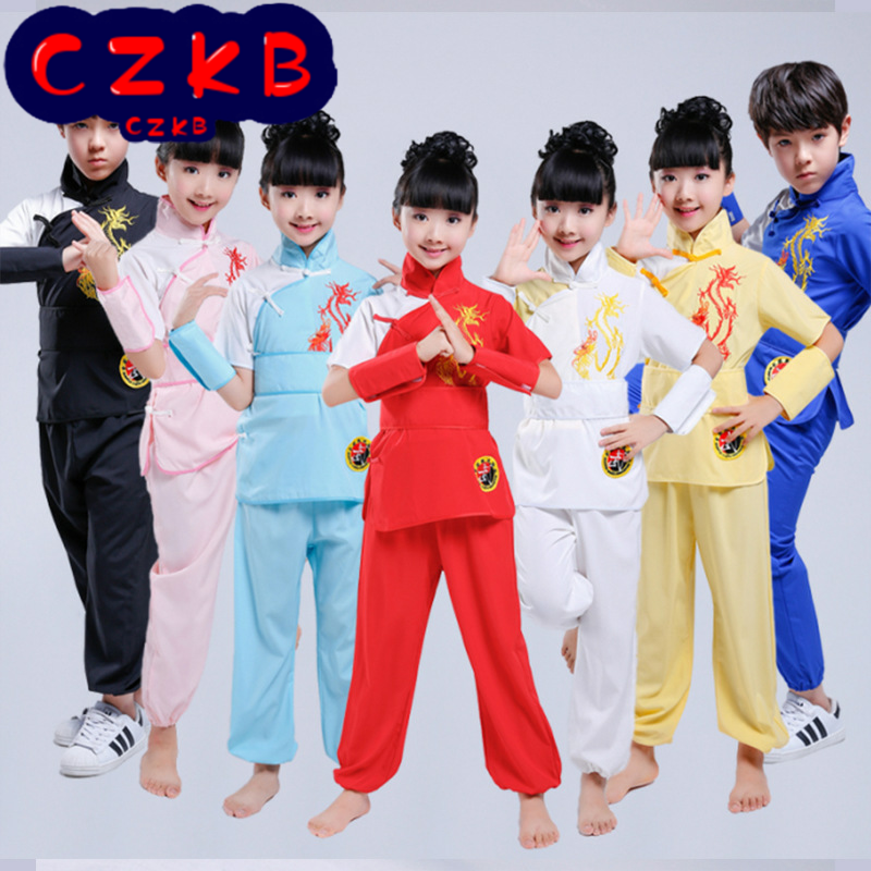 新款儿童武术服装男女童太极服练