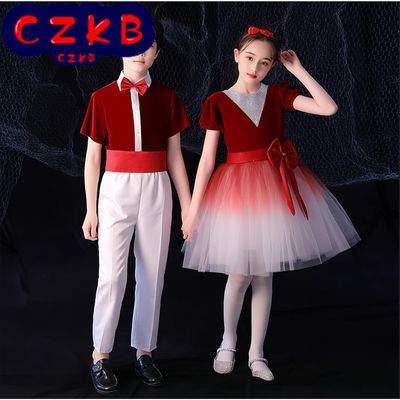 儿童合唱演出服秋运动会班服小学