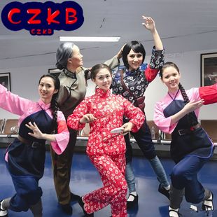 游击队农民装百姓服杜鹃山柯香洪湖赤卫队韩英秋菊演出服装