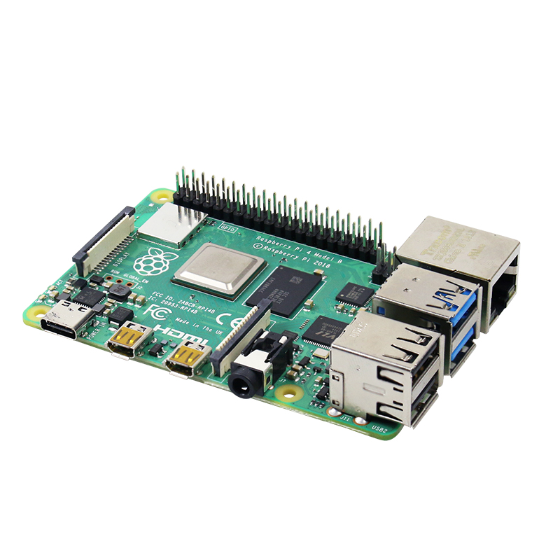树莓派4B Raspbernry Pi 8g显示器屏LINUX开发板python编程AI套件