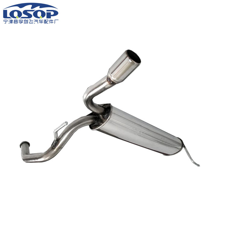 厂家直供消声器 适用于比亚迪F0后端后节静音排气管汽车消声器