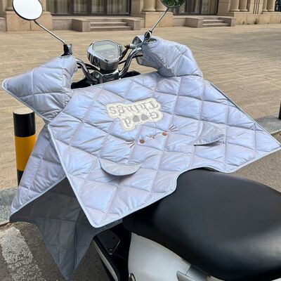 新款电动摩托车挡风被夏季薄款防晒防风遮阳罩电瓶车防水四季通用