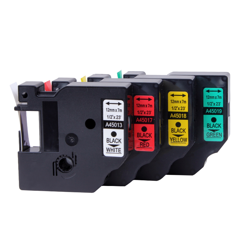 佳博H05/H12/F16手持标签机色带贴纸白红绿黄四色可选防水防油