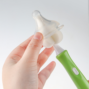 奶嘴刷海绵洗奶瓶刷套装可替换刷头便携小号奶头清洁清洗刷子神器