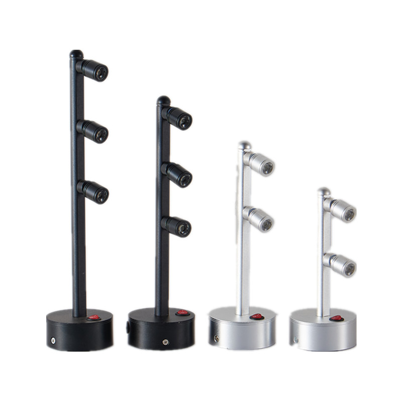 LED柜台射灯可充电高端多头2W3W5W无线手表展会珠宝首饰展示柜灯