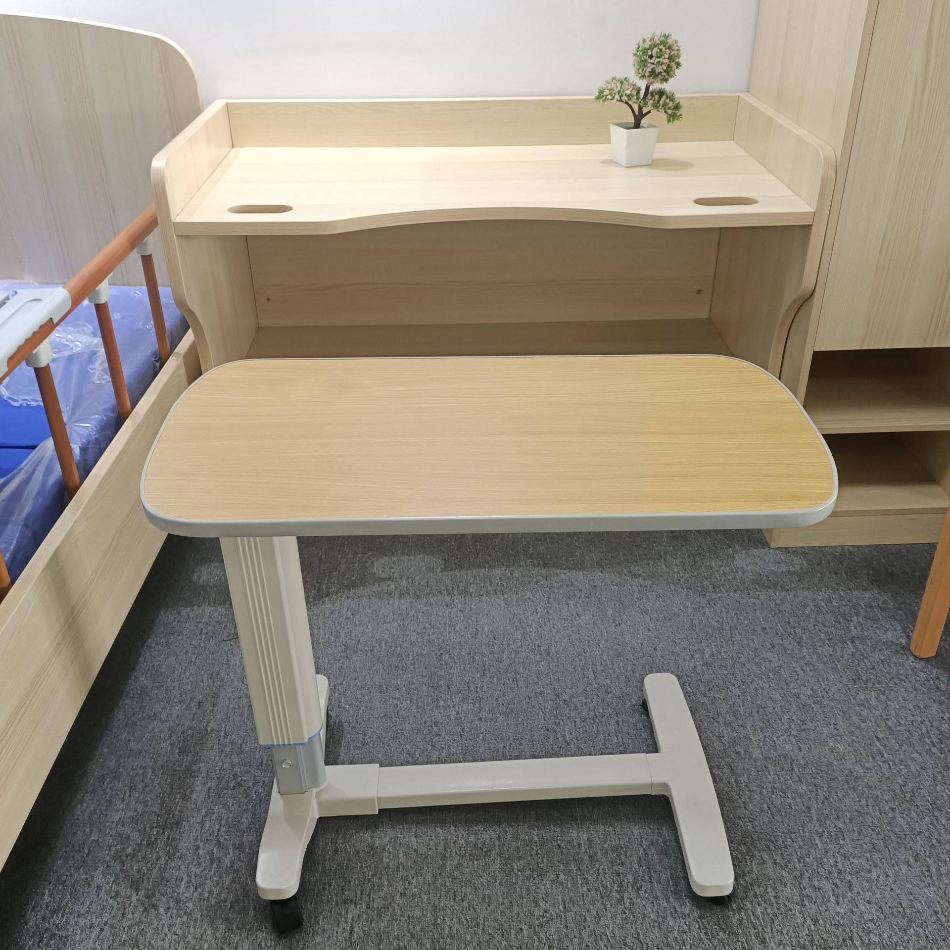 可移动升降餐桌板病房病人用餐学习办公小桌子床边桌电脑桌,商业/办公家具,课桌椅/学生桌椅,淘宝优惠券,粉丝福利购,淘宝优惠卷