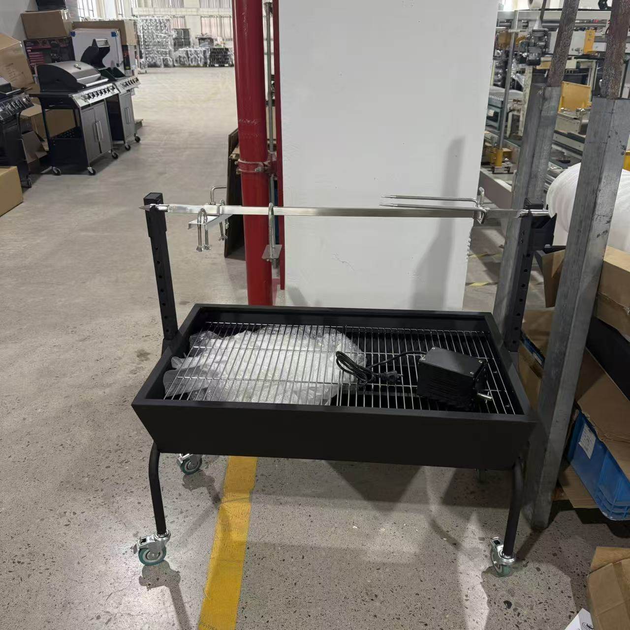 南美热销带烤支美式烧烤炉便携户外金属材质烧烤炉公园烧烤架,户外/登山/野营/旅行用品,烧烤炉/烤架,淘宝优惠券,粉丝福利购,淘宝优惠卷