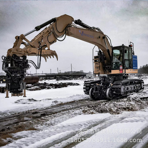 铁路换枕机 公铁履带式挖掘机更换水泥轨枕夹枕机