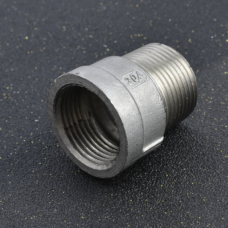 304不锈钢内外牙直通/内外丝直接/内外丝短接/内外牙接头4分6分