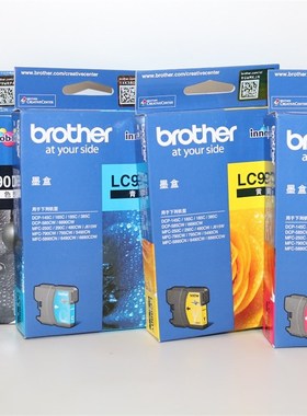 原装兄弟LC990BK 990 MFC-250C 290 490CW 790 5890 6490墨盒