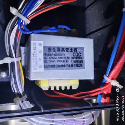 定做电源EI57安全隔离变压器 220VAC变12VAC 30VA EI57-12025001Y