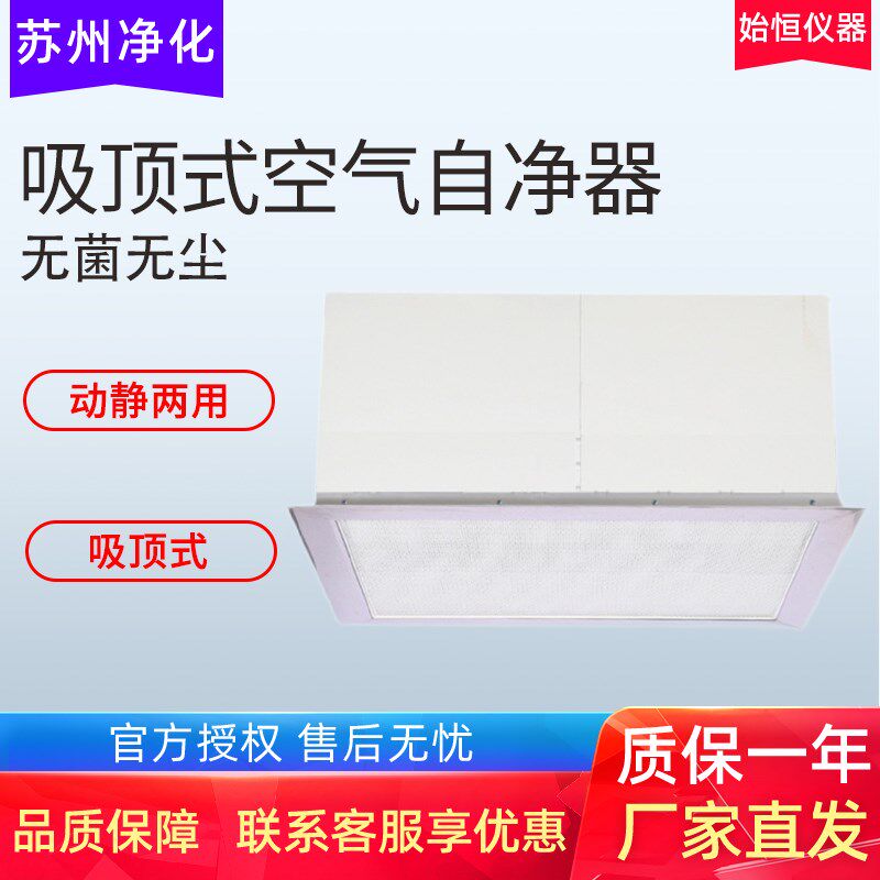 苏州净化ZJ-600/ZJ-800 吸顶式空气自净器净化器 动静两用