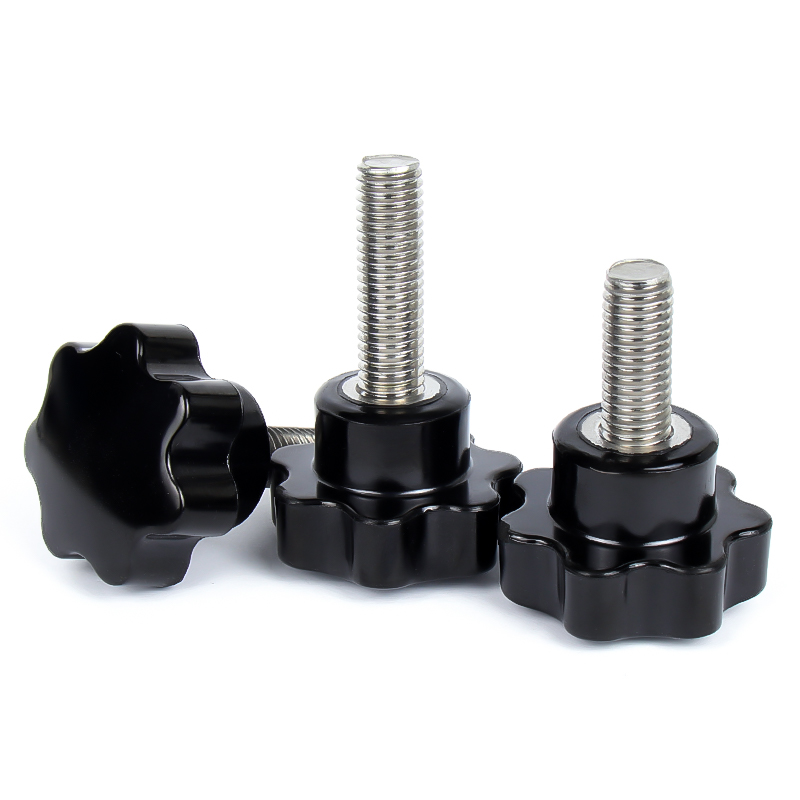 304梅花手柄螺丝星形把手胶木手拧螺栓七星旋钮头螺钉M4M5M6M8M10