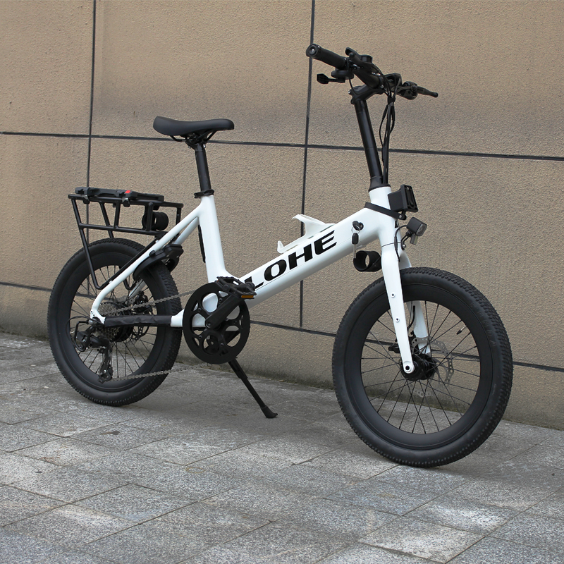 休闲款轻便助力车LOHE时尚20寸长续航电助力代步车自行车