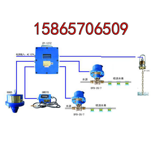 KXJ127卸载点喷雾装置主机 ZP-127Z ZPS127(B)皮带转载点喷雾降尘