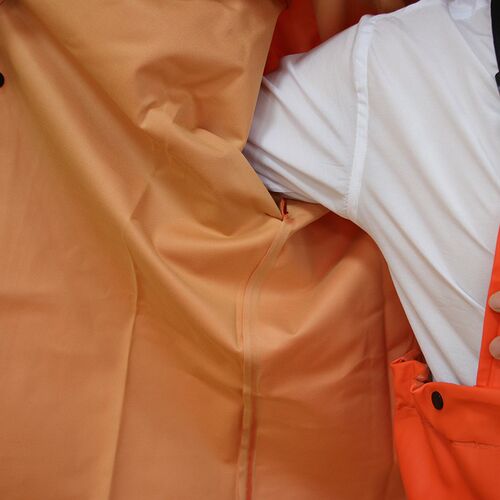 CF89背带雨衣半身连体雨裤下水裤耐油耐磨养殖服水产服套装男加厚