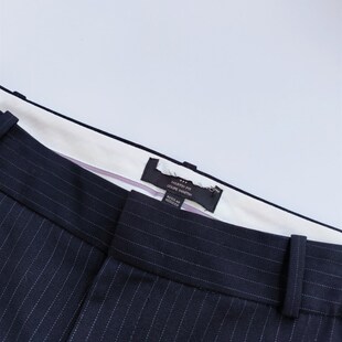 精致女人一定要舒服适垂感全里料条纹西裤柔软挺拔显瘦有型女裤特