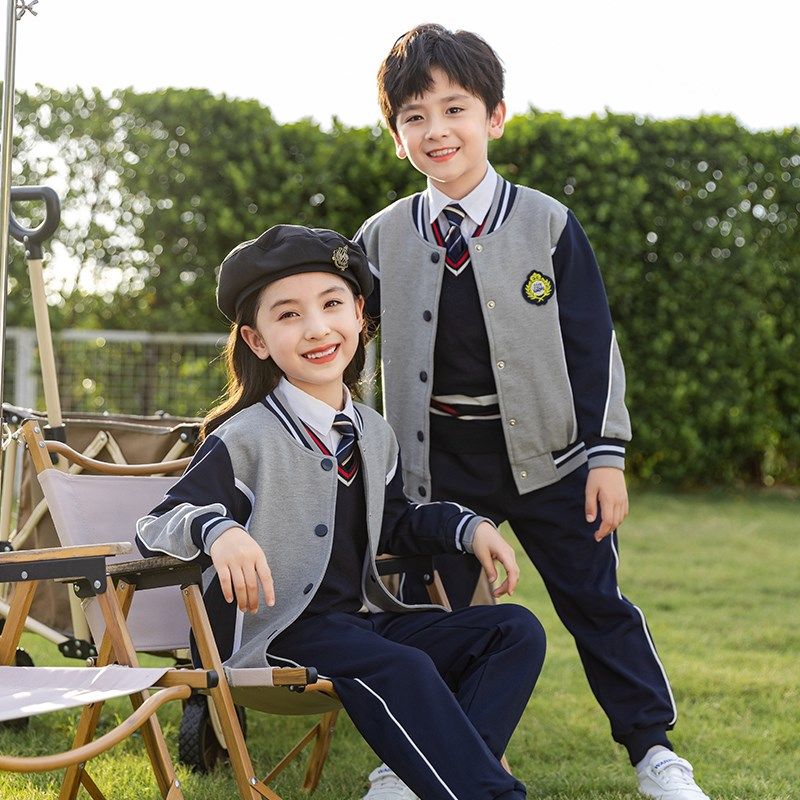 小学生校服儿童班服春秋款运动会中学棒球服英伦风幼儿园园服套装