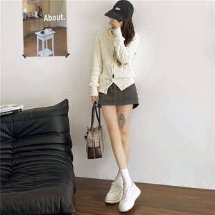 小白鞋女生百搭春秋平厚底松糕2025夏季新款爆单休闲老爹运动板鞋