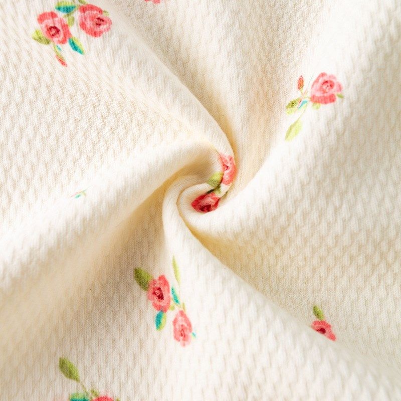 新生婴儿连体衣秋款女宝宝花朵长袖哈衣A类婴儿外出爬爬服春秋装