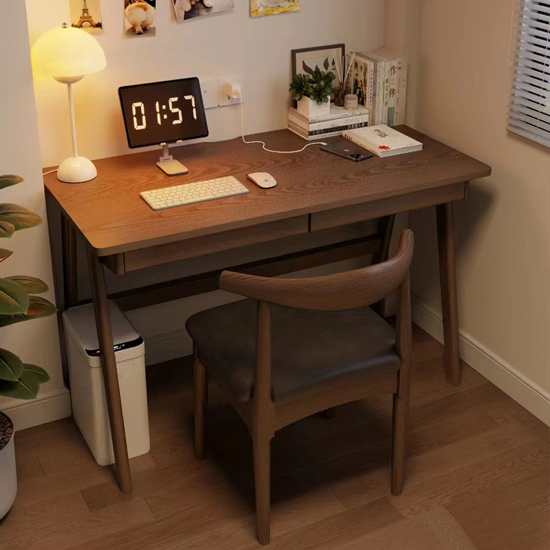 北美黑胡桃木板大板桌升降腿桌面原木书桌板电脑桌面板实木板定制