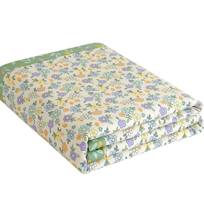 A类100里外纯棉夏被四件套空调薄被子棉花被褥夏凉被全棉儿童单人