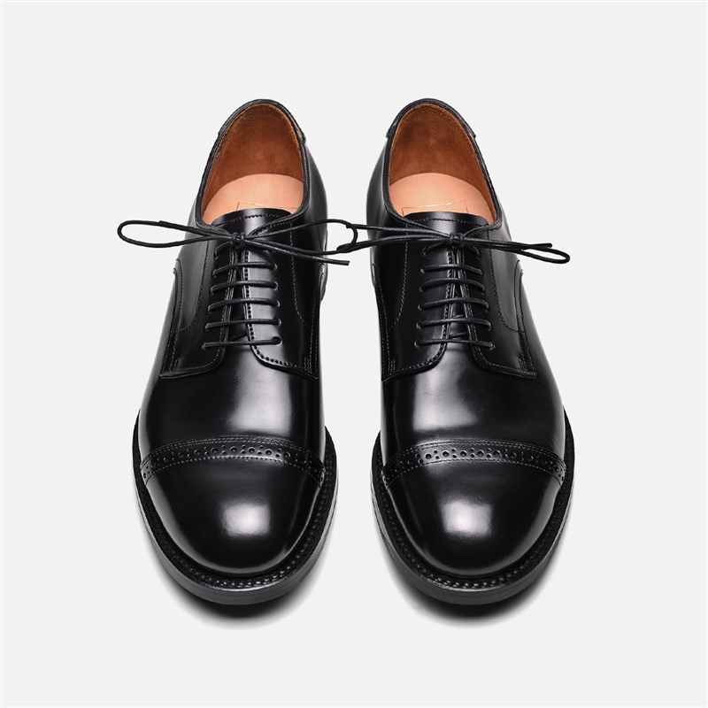 强尼制靴 马臀皮三接头德比皮鞋Derby shoes正装通勤商务男士皮鞋