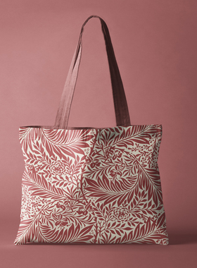 威廉07横版拉链帆布包印花单肩包通勤包购物袋书包布袋来图定制