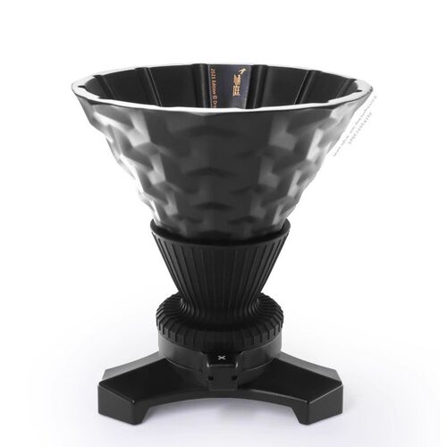 新品 黑色 CT62大山文任意杯4B色开关旋钮 手冲咖啡滤杯萃取均匀